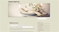 Desktop Screenshot of gasthaus-alpenrose.com